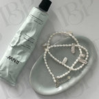 Dainty Lace Irregular Pearl Necklace - Sterling Silver Freshwater Petal Pearl Choker - Irregular Beauty Pearl