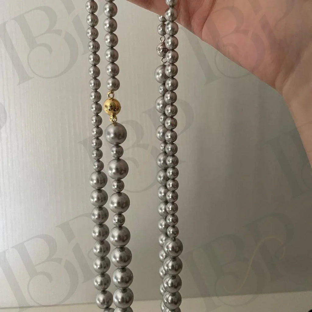 Swarovski Pearl Necklace - Sterling Silver or 14k Gold Filled - Irregular Beauty Pearl