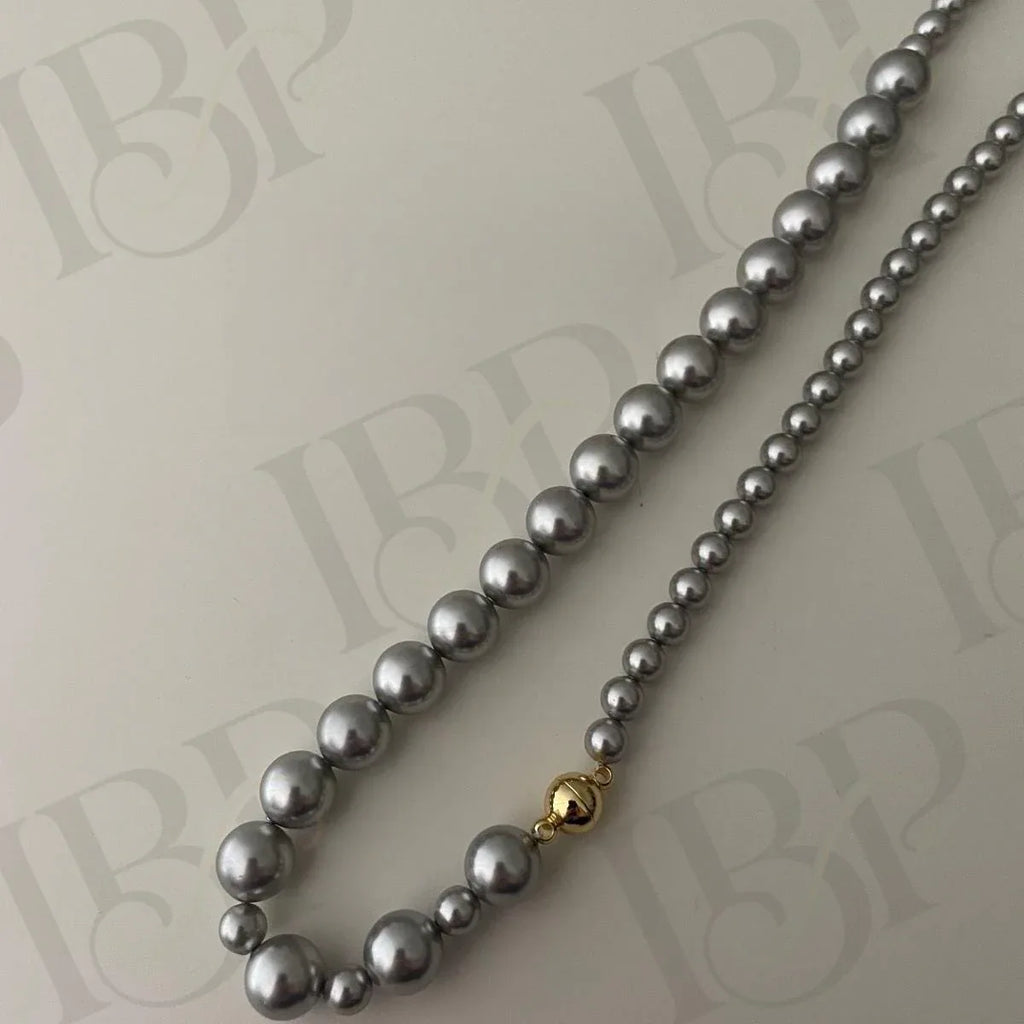 Swarovski Pearl Necklace - Sterling Silver or 14k Gold Filled - Irregular Beauty Pearl