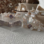 925 Sterling Silver Sunflower Pearl Necklace - Irregular Stick Pearl Choker - Irregular Beauty Pearl