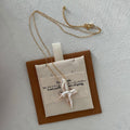 Natural Baroque Pearl Cross Pendant Necklace - Handmade Freshwater Pearl Jewelry - Irregular Beauty Pearl