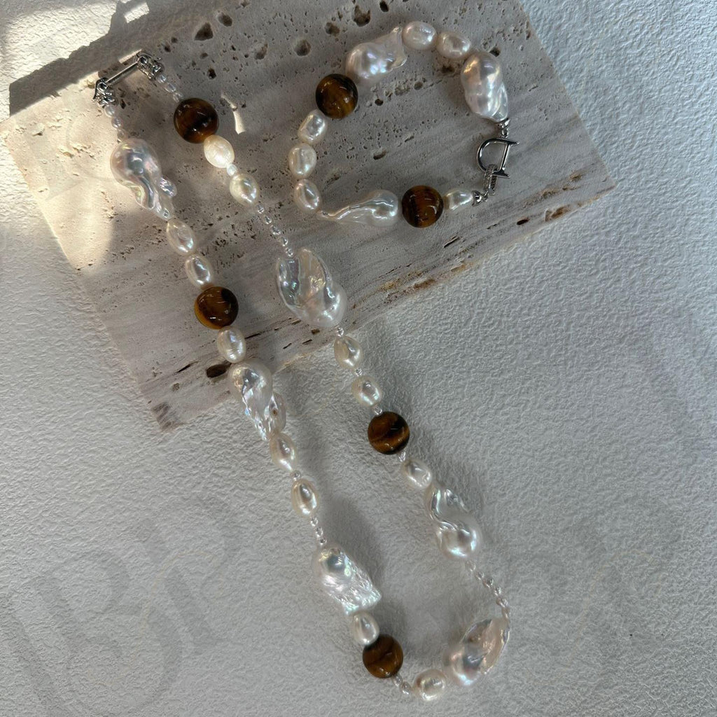 Large Baroque Pearl Bracelet - Irregular Beauty Pearl