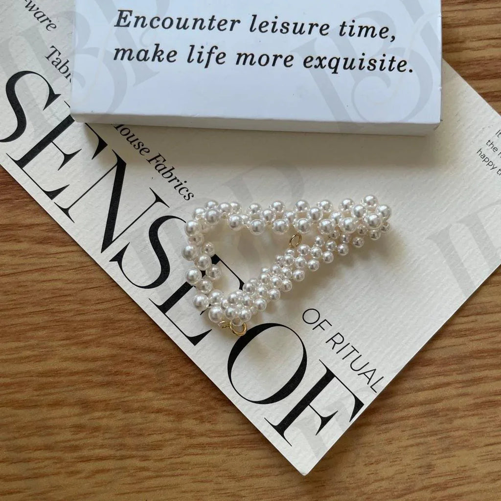 14k Gold Filled Pearl Bracelet - Woven Bridal Jewelry - Irregular Beauty Pearl