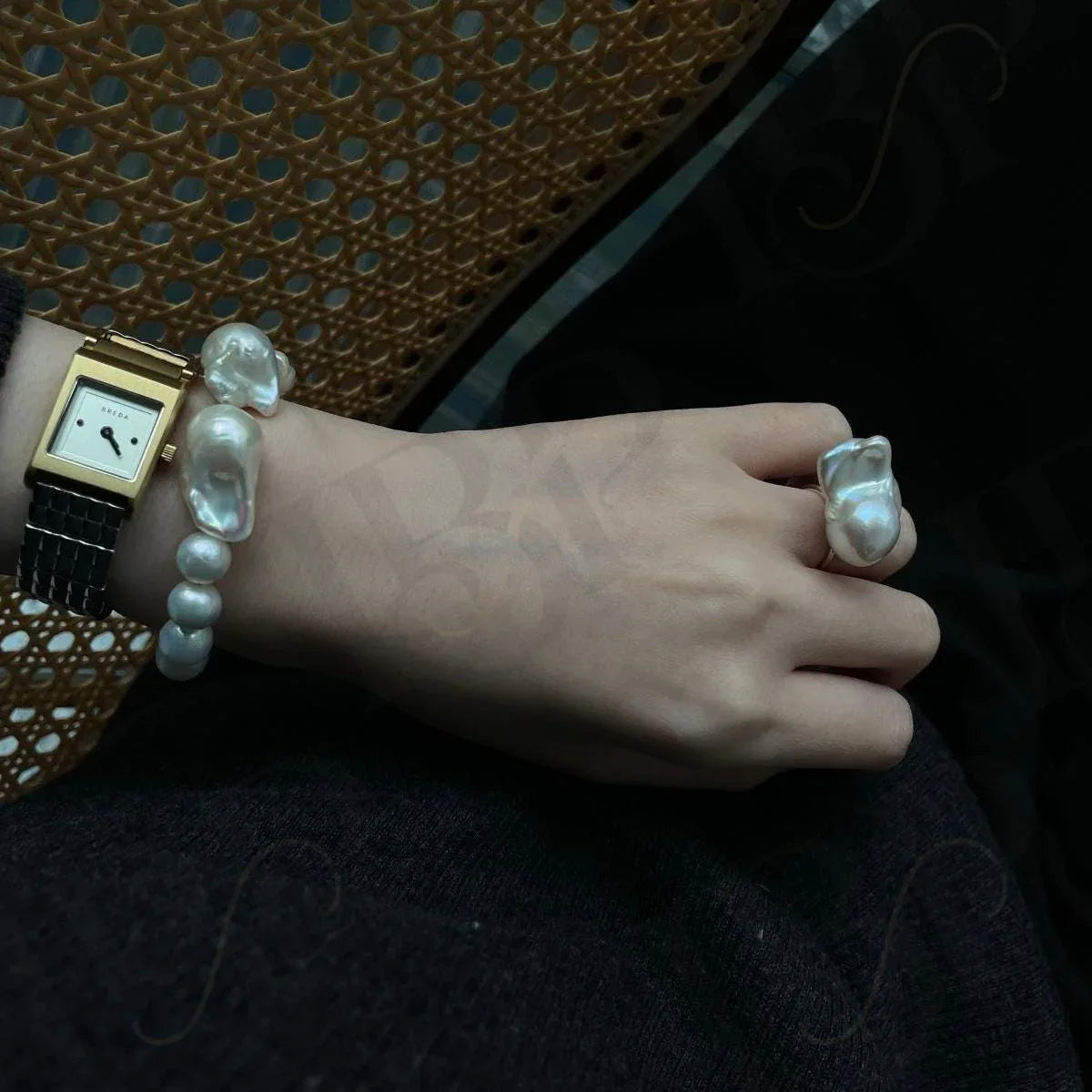 Chunky Baroque Pearl Bracelet – Irregular Freshwater Pearls - Irregular Beauty Pearl