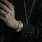 Chunky Baroque Pearl Bracelet – Irregular Freshwater Pearls - Irregular Beauty Pearl