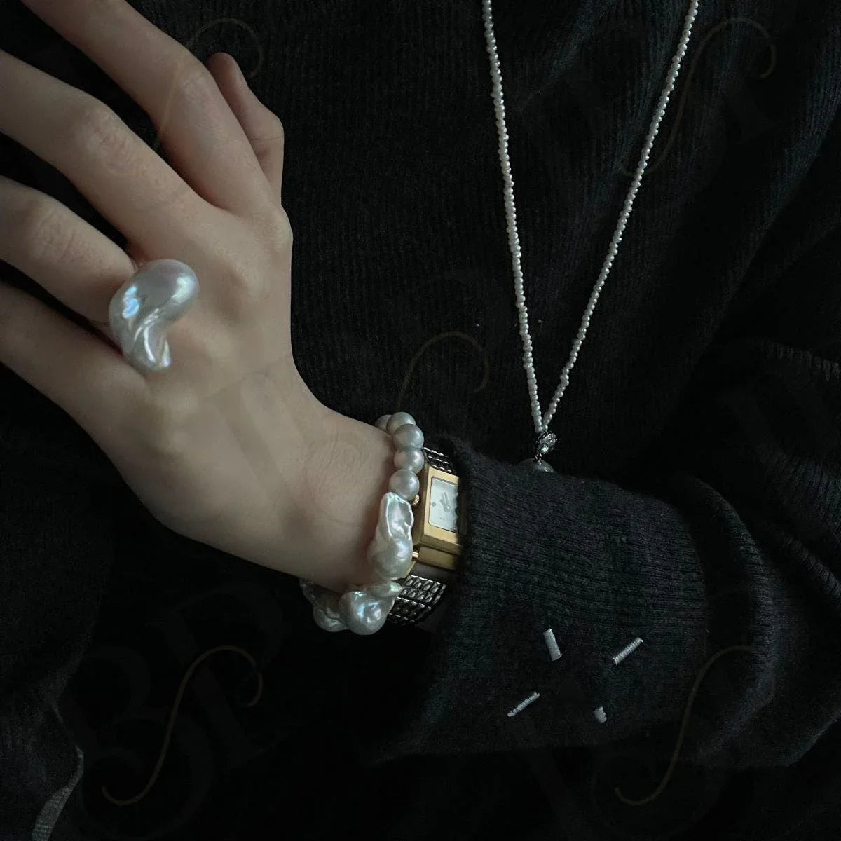 Chunky Baroque Pearl Bracelet – Irregular Freshwater Pearls - Irregular Beauty Pearl