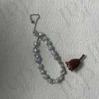 Blue Blood Pearl Bracelet - 925 Sterling Silver - Irregular Beauty Pearl