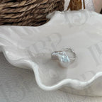 Large Baroque Pearl Ring - Sterling Silver Adjustable Statement Jewelry - Irregular Beauty Pearl