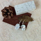 Baroque Pearl Drop Earrings - 18k Gold Vermeil - Irregular Beauty Pearl