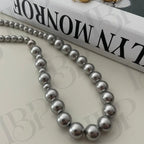 Swarovski Pearl Necklace - Sterling Silver or 14k Gold Filled - Irregular Beauty Pearl