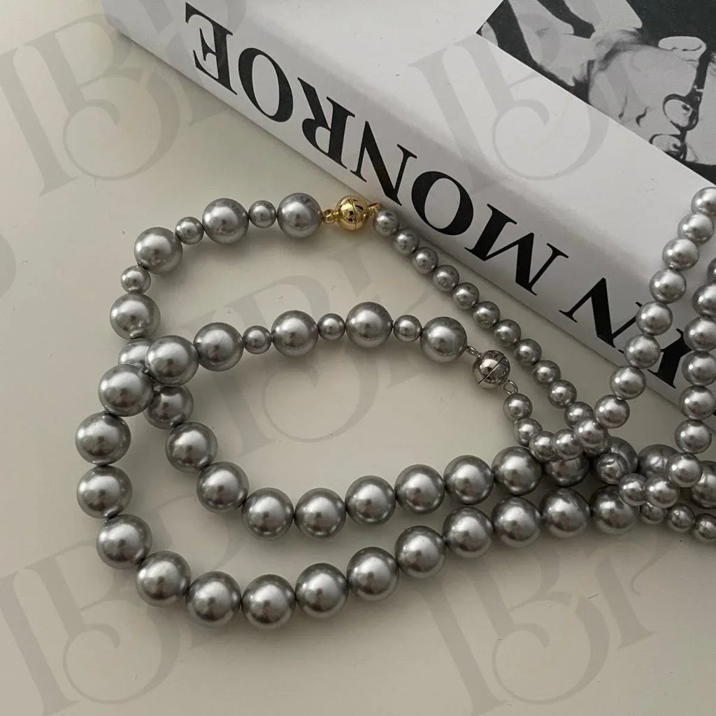 Swarovski Pearl Necklace - Sterling Silver or 14k Gold Filled - Irregular Beauty Pearl