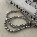 Swarovski Pearl Necklace - Sterling Silver or 14k Gold Filled - Irregular Beauty Pearl