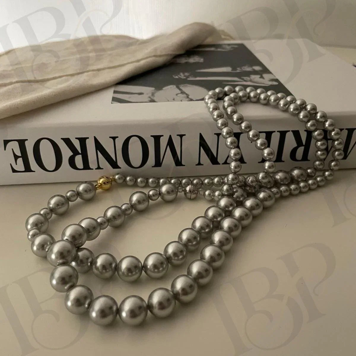 Swarovski Pearl Necklace - Sterling Silver or 14k Gold Filled - Irregular Beauty Pearl