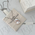 Keshi Pearl Pendant Necklace - Sterling Silver - Irregular Beauty Pearl