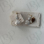 14k Gold Filled Pearl Drop Earrings - Irregular Beauty Pearl