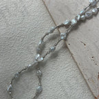 Sterling Silver Nugget and Baroque Pearl Necklace - Irregular Beauty Pearl