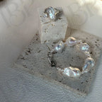 Chunky Baroque Pearl Bracelet - Irregular Beauty Pearl