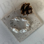 Chunky Baroque Pearl Bracelet - Irregular Beauty Pearl