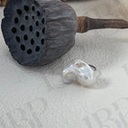 Large Baroque Pearl Ring - Sterling Silver Adjustable Statement Jewelry - Irregular Beauty Pearl