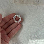 Baroque Pearl Ring - 925 Sterling Silver Beaded Band - Irregular Beauty Pearl