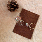 Baroque Pearl Ring – Sterling Silver CZ Band - Irregular Beauty Pearl