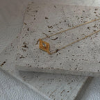 Gold Vermeil Evil Eye Necklace – Marquise Zirconia & Seed Pearl - Irregular Beauty Pearl