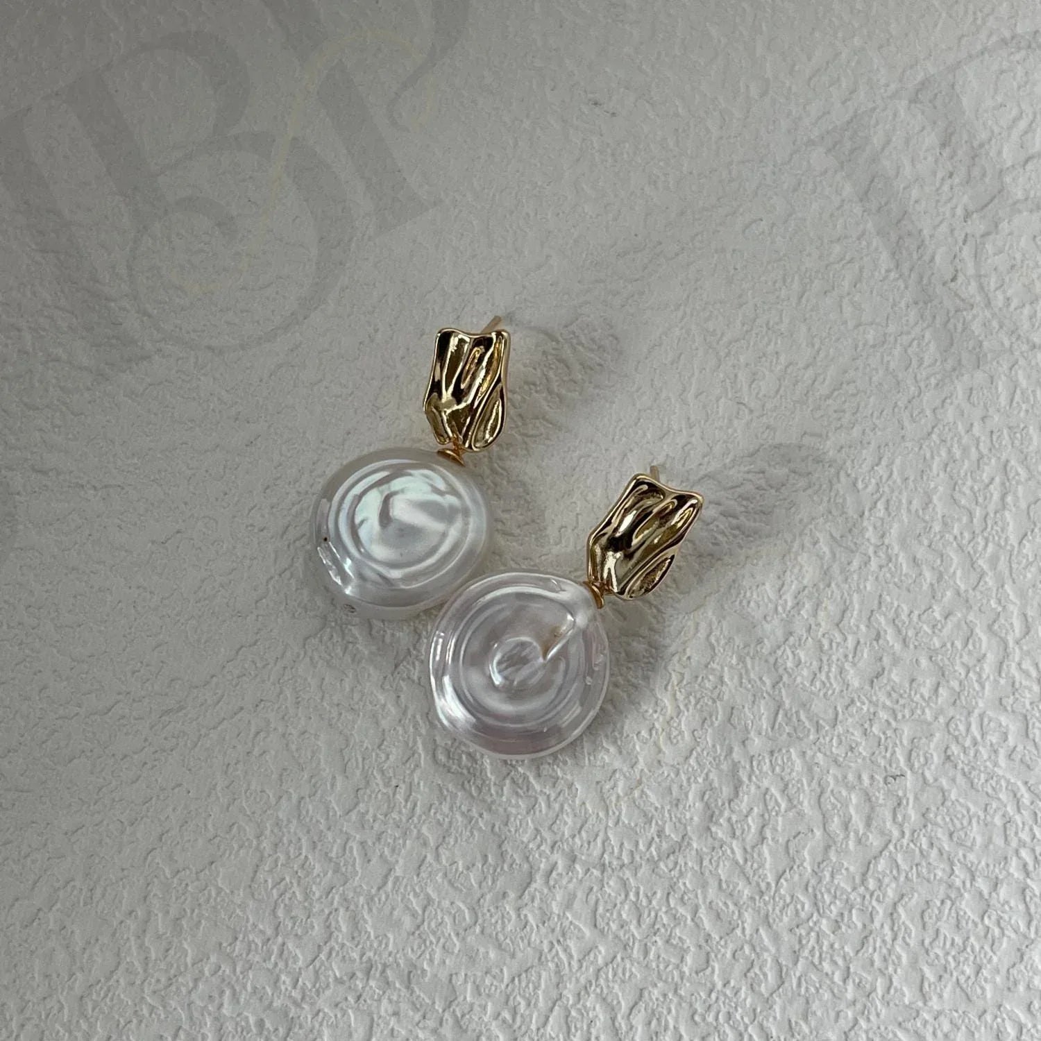 Baroque Pearl Drop Earrings – 14k Gold Filled - Irregular Beauty Pearl