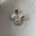 Baroque Pearl Drop Earrings – 14k Gold Filled - Irregular Beauty Pearl