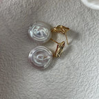 Baroque Pearl Drop Earrings – 14k Gold Filled - Irregular Beauty Pearl