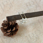 Interlocking Circle Earrings - Irregular Beauty Pearl