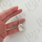 Keshi Pearl Pendant Necklace - Sterling Silver - Irregular Beauty Pearl