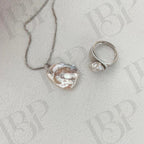 Keshi Pearl Pendant Necklace - Sterling Silver - Irregular Beauty Pearl