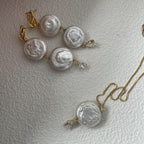 Coin Pearl Necklace - Irregular Beauty Pearl