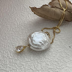 Coin Pearl Necklace - Irregular Beauty Pearl