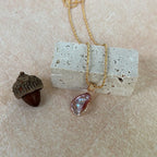 Iridescent Petal Pearl Necklace - Irregular Beauty Pearl