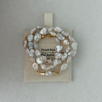 Winged Baroque Pearl Necklace - Irregular Beauty Pearl