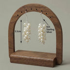 Grape Cluster Pearl Earrings - Irregular Beauty Pearl