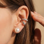 6mm Button Pearl Stud Earrings