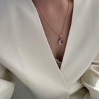 Iridescent Petal Pearl Necklace - Irregular Beauty Pearl