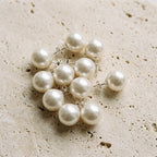 Sterling Silver Pearl Stud Earrings