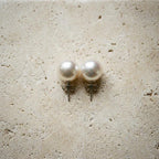 Sterling Silver Pearl Stud Earrings