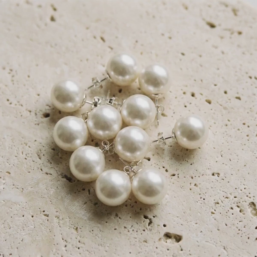 10mm Swarovski Pearl Stud Earrings