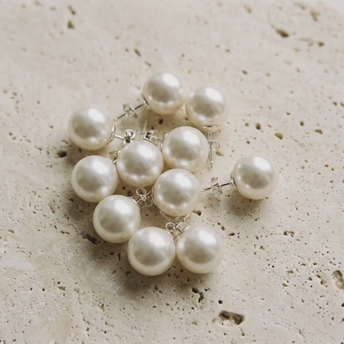 10mm Swarovski Pearl Stud Earrings