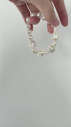 Chunky Baroque Pearl Bracelet – Irregular Freshwater Pearls